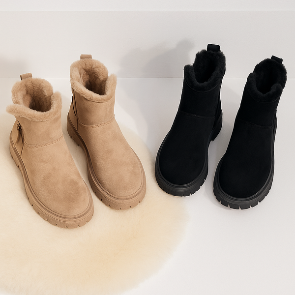Bota Feminina Nobuck Forro de Pelúcia