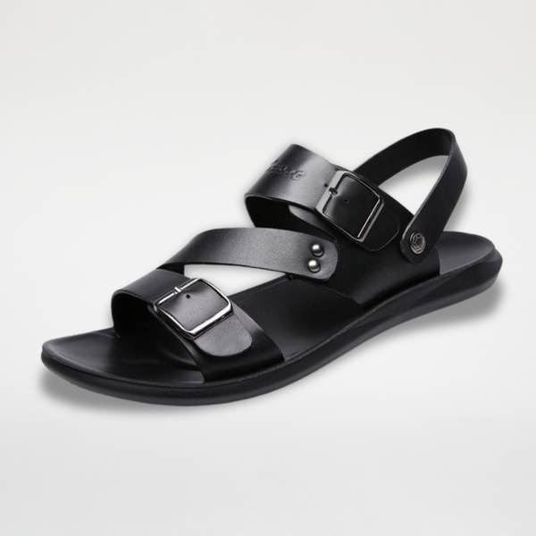 Sandália de Couro Confortável Masculina