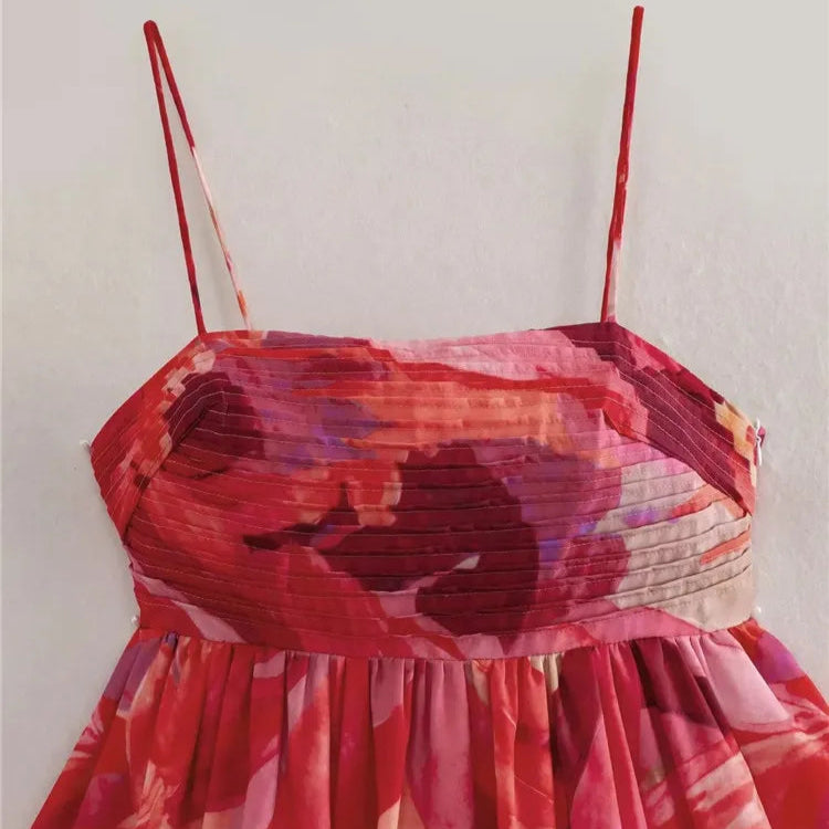 Vestido Curto Plissado Feminino - Outlet do Cazé