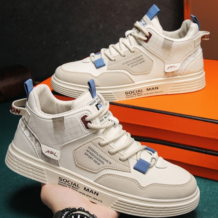 Tênis Masculino Casual - Cano Alto - Lançamento 2024 - Outlet do Cazé