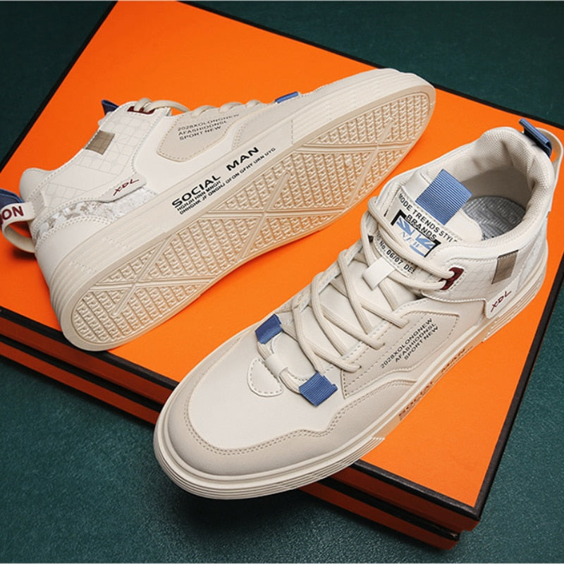Tênis Masculino Casual - Cano Alto - Lançamento 2024 - Outlet do Cazé