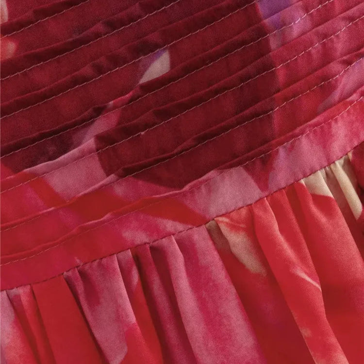 Vestido Curto Plissado Feminino - Outlet do Cazé