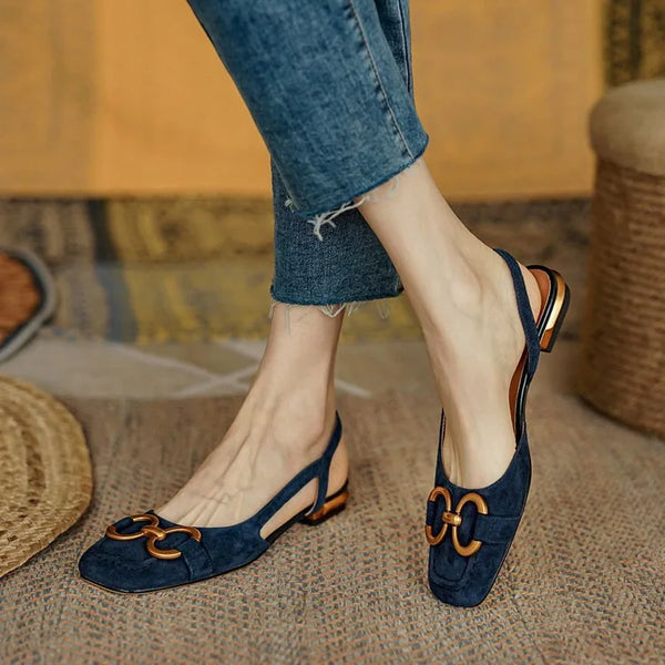Sapatilha com Fivela Slingback - Outlet do Cazé