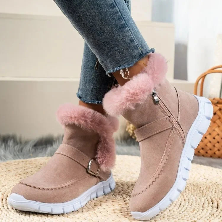 Bota Feminina Cano Curto de Camurça - Outlet do Cazé