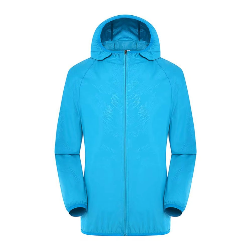 Jaqueta Corta-Vento Impermeável Masculina/Feminina com Proteção UV - Ultra Leve - Outlet do Cazé