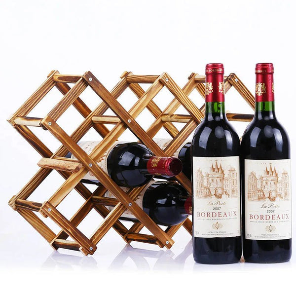 Adega Compacta de Madeira Empilhável para Vinhos - Outlet do Cazé