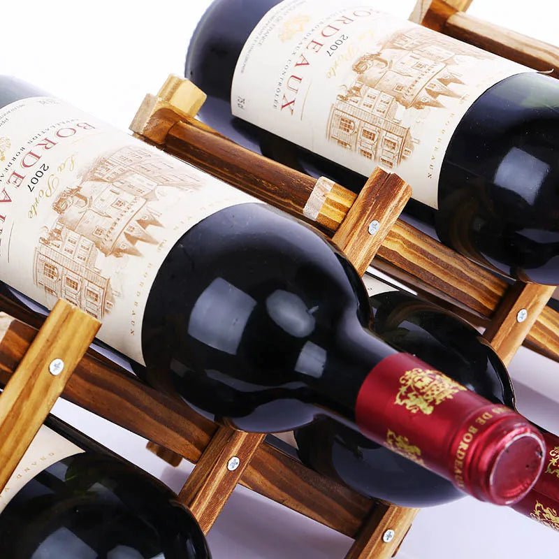 Adega Compacta de Madeira Empilhável para Vinhos - Outlet do Cazé