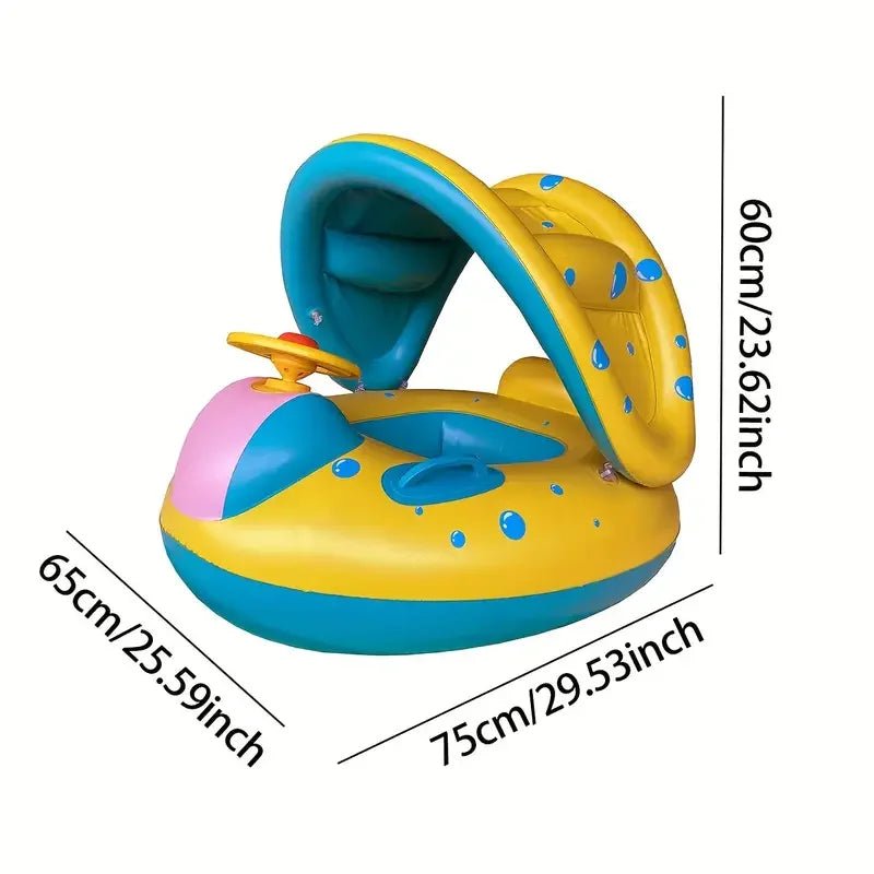 Boia de Piscina para Bebês com Proteção Solar - Outlet do Cazé