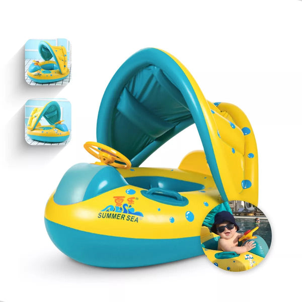 Boia de Piscina para Bebês com Proteção Solar - Outlet do Cazé