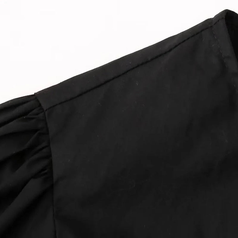 Camisa Feminina de Popeline com Laços - Outlet do Cazé