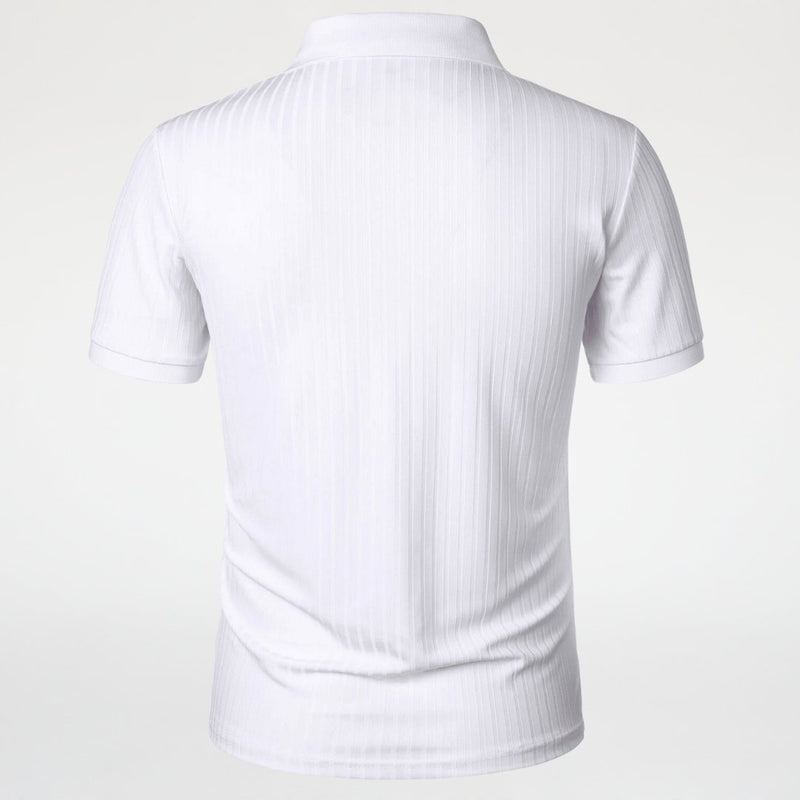 Camisa Polo Masculina Canelada Casual - Outlet do Cazé
