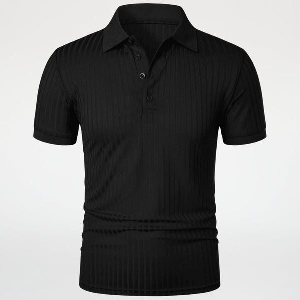 Camisa Polo Masculina Canelada Casual - Outlet do Cazé