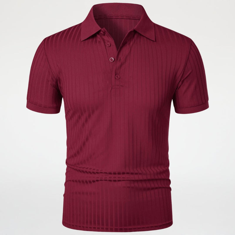 Camisa Polo Masculina Canelada Casual - Outlet do Cazé