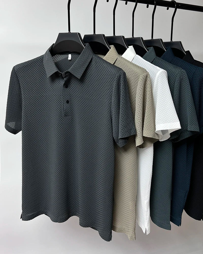 Camisa Polo Masculina Seda Gelada - Outlet do Cazé