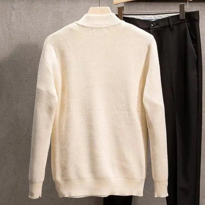 Cardigã Masculino Fechamento em Zíper - Estilo Casual - Outlet do Cazé