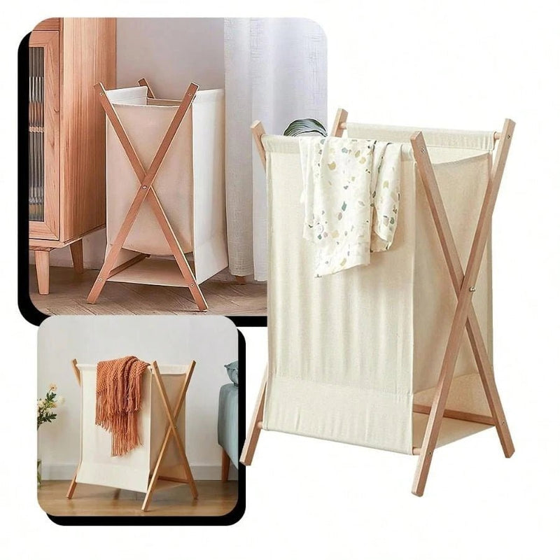 Cesto De Roupas Dobrável - Compacto e Multiuso - Outlet do Cazé