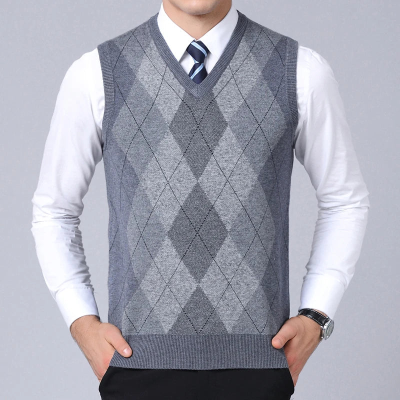 Colete Xadrez Masculino - Estilo Outono 2024 - Outlet do Cazé