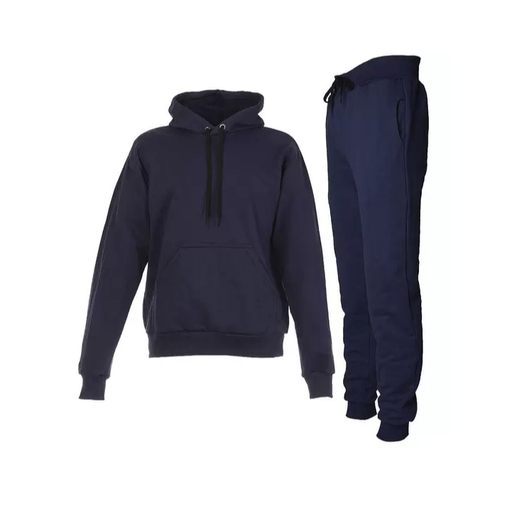 Conjunto Moletom Canguru + Calça Flanelada Unissex Algodão Liso - Outlet do Cazé