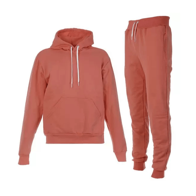 Conjunto Moletom Canguru + Calça Flanelada Unissex Algodão Liso - Outlet do Cazé