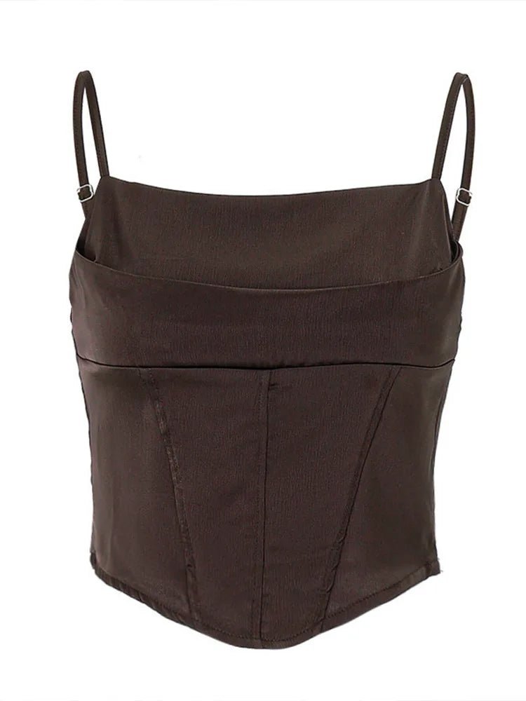 Cropped Corset com Amarrações - Elegância e Sedução - Outlet do Cazé
