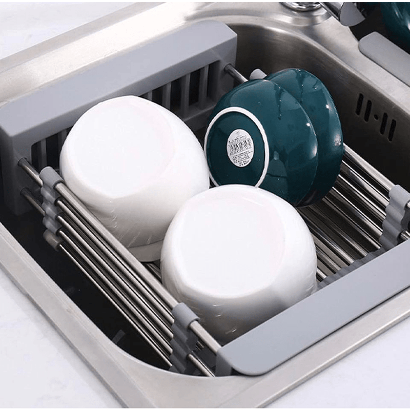 Escorredor De Pia Multiuso Aço Inox - Outlet do Cazé