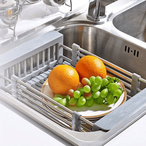 Escorredor De Pia Multiuso Aço Inox - Outlet do Cazé