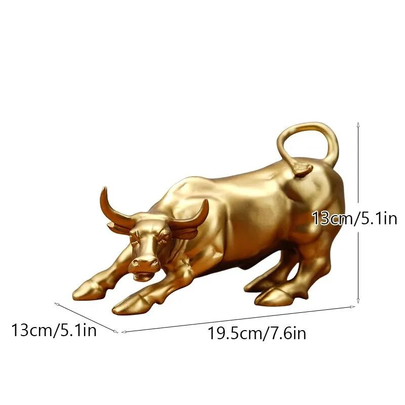 Estatueta Touro de Wall Street – Símbolo de Prosperidade e Sucesso - Outlet do Cazé