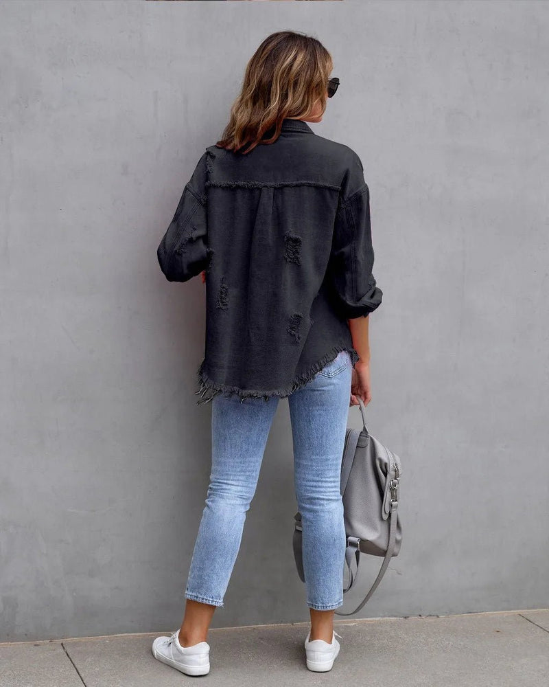 Jaqueta Jeans Feminina Colorida: Estilo e Versatilidade - Outlet do Cazé