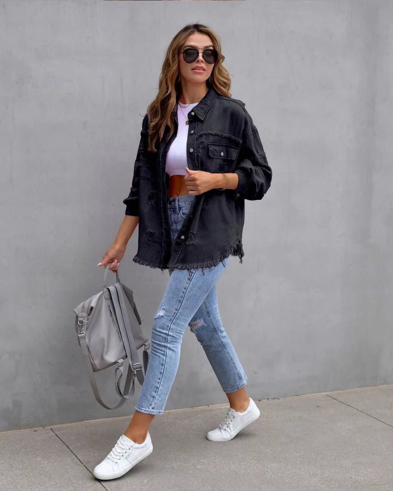 Jaqueta Jeans Feminina Colorida: Estilo e Versatilidade - Outlet do Cazé