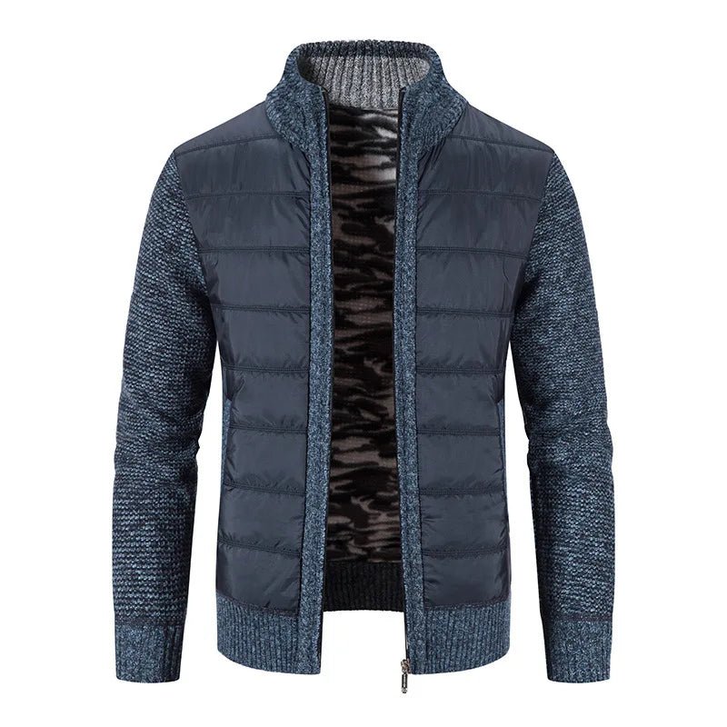 Jaqueta Puffer Masculina com Manga em Lã - Outlet do Cazé