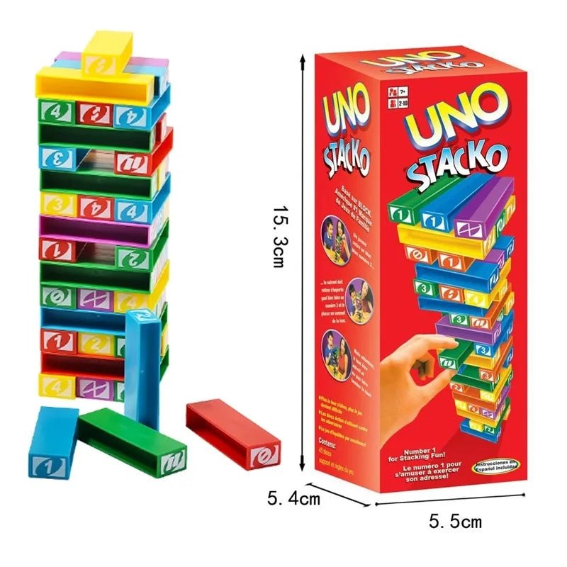 Jogo Stacko Uno – Diversão e Estratégia - Outlet do Cazé