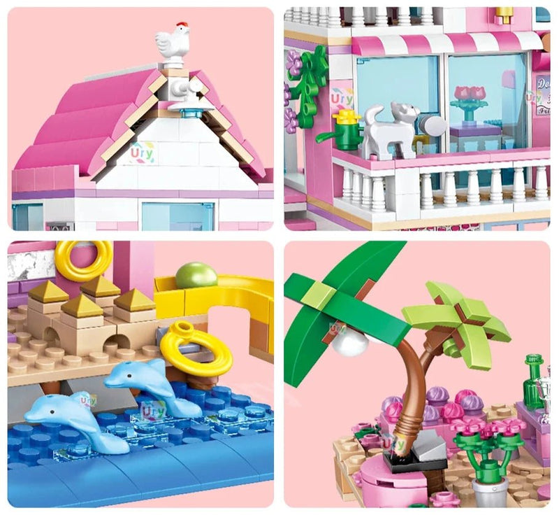 LEGO Amigos Cidade - Casa de Férias de Verão Vila à Beira - Mar - Outlet do Cazé