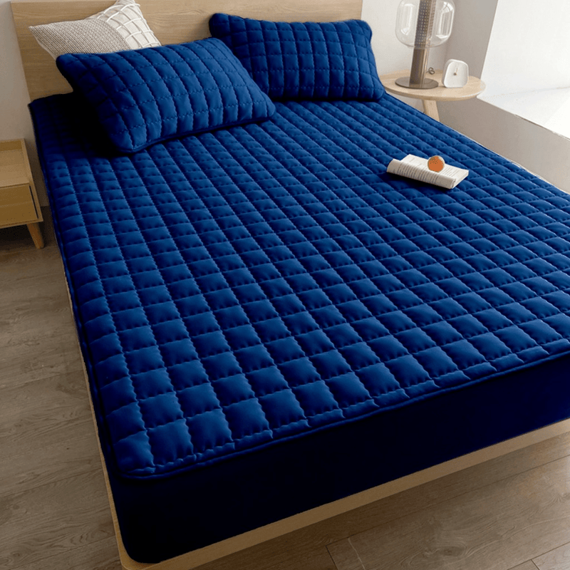Lençol Protetor de Colchão Impermeável Matelado com Elástico - Outlet do Cazé
