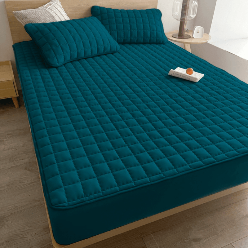 Lençol Protetor de Colchão Impermeável Matelado com Elástico - Outlet do Cazé