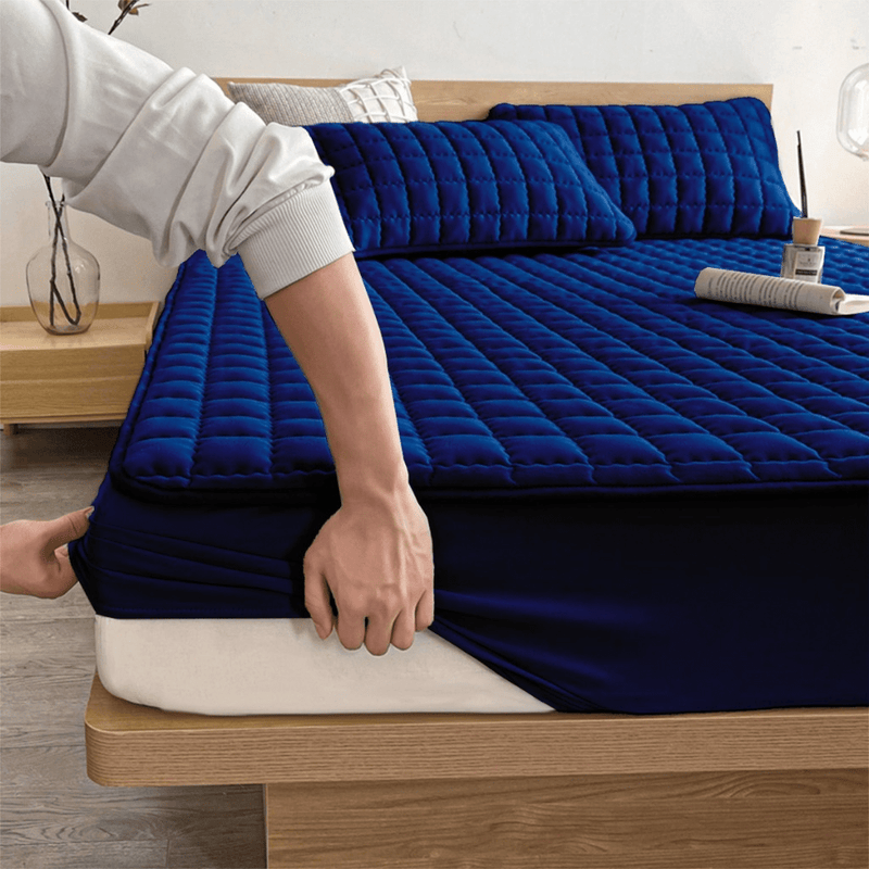 Lençol Protetor de Colchão Impermeável Matelado com Elástico - Outlet do Cazé