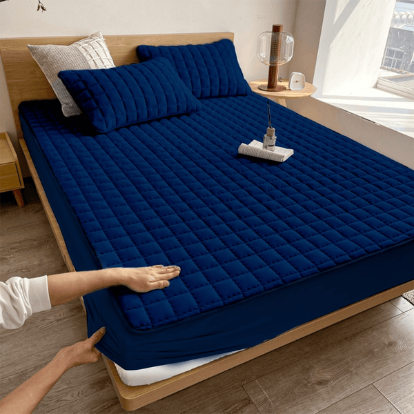 Lençol Protetor de Colchão Impermeável Matelado com Elástico - Outlet do Cazé