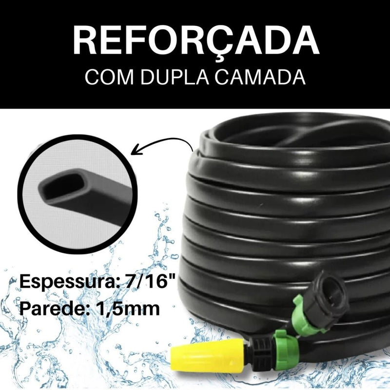 Mangueira de Jardim Anti - Torção e Anti - Dobras - 50 Metros - Outlet do Cazé