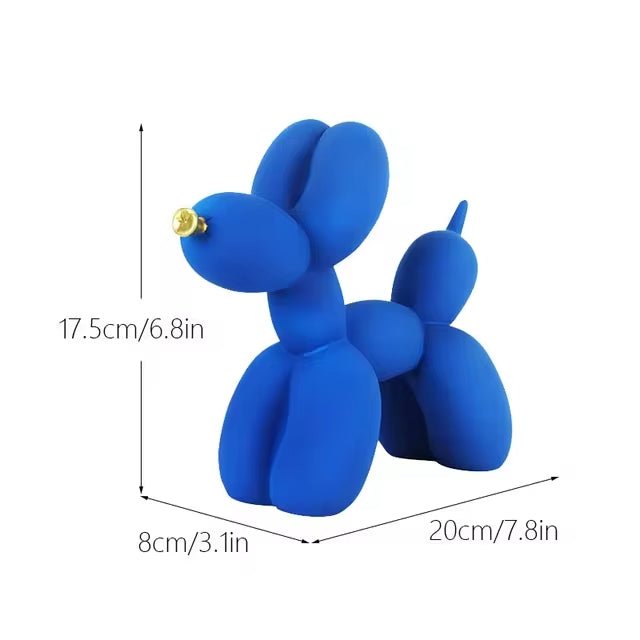 Mini Escultura de Balão Cachorro em Resina - Outlet do Cazé