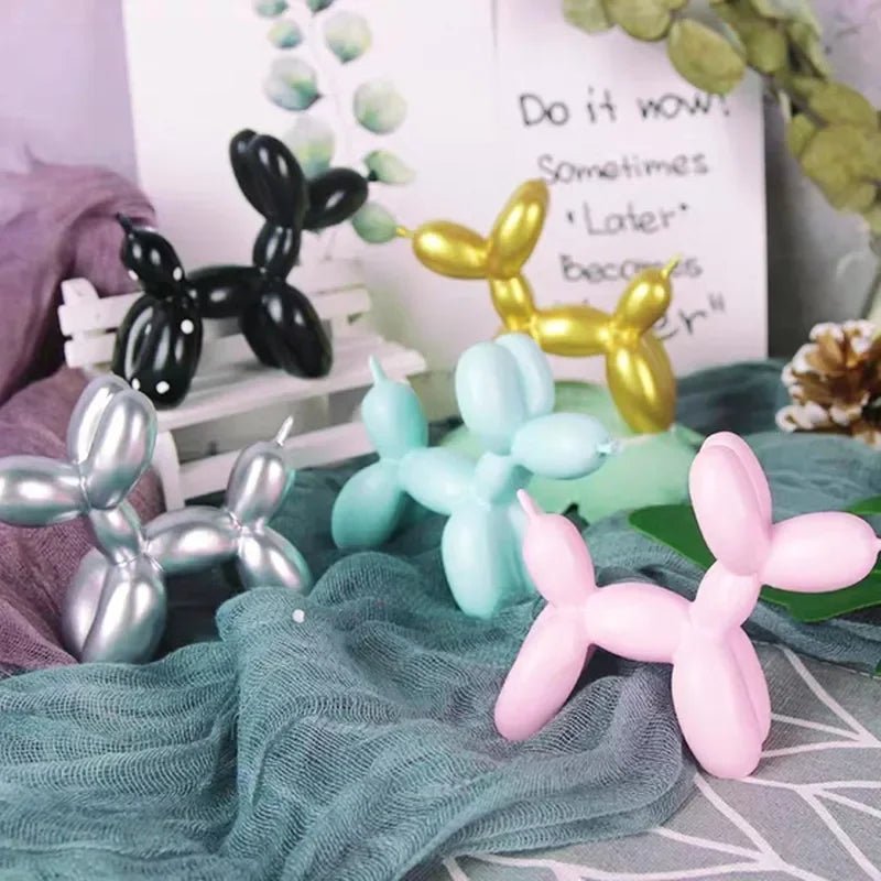 Mini Escultura de Balão Cachorro em Resina - Outlet do Cazé