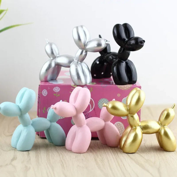 Mini Escultura de Balão Cachorro em Resina - Outlet do Cazé