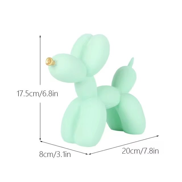 Mini Escultura de Balão Cachorro em Resina - Outlet do Cazé