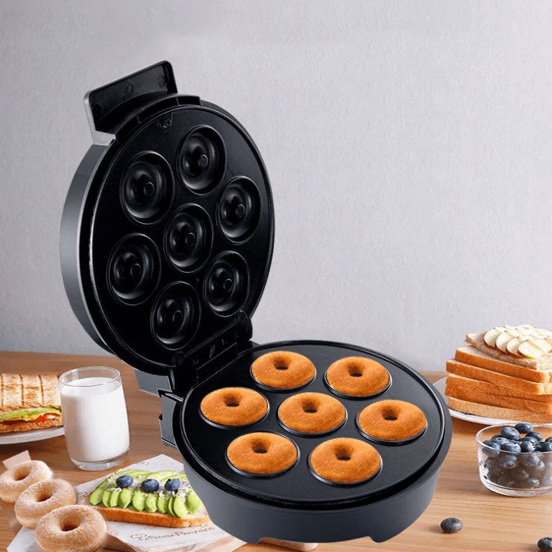 Mini Maquina De Donuts Elétrica - Capacidade Para 7 Mini Rosquinhas - Outlet do Cazé