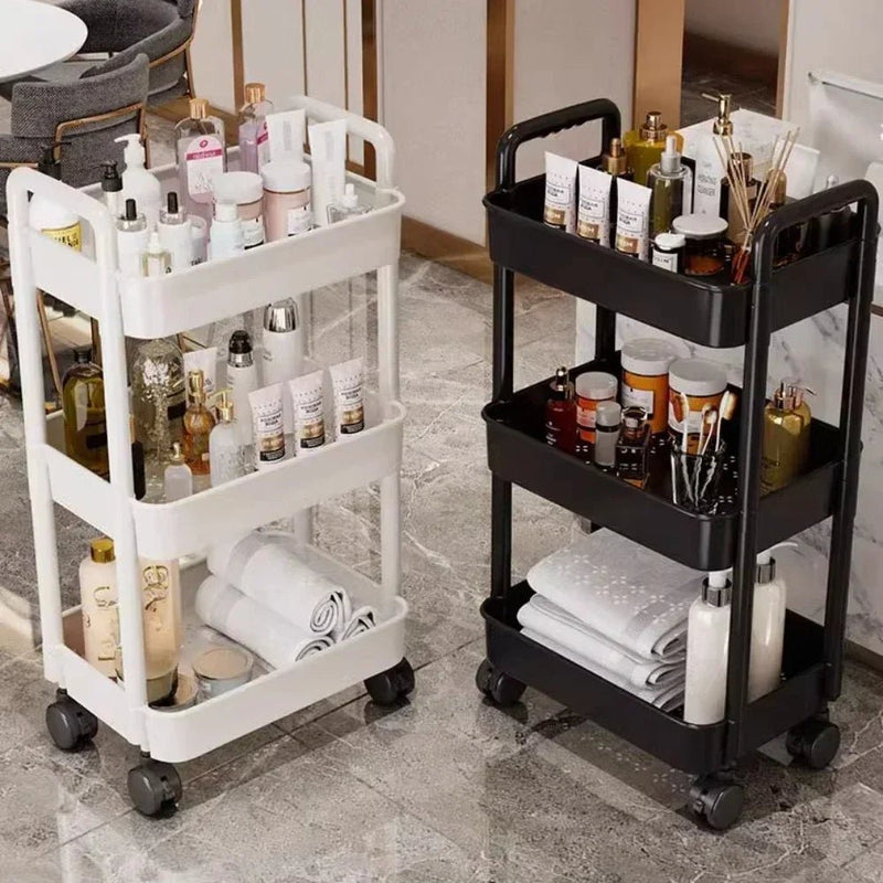 Organizador de Cozinha com Rodas - Carrinho de Armazenamento Multifuncional - Outlet do Cazé