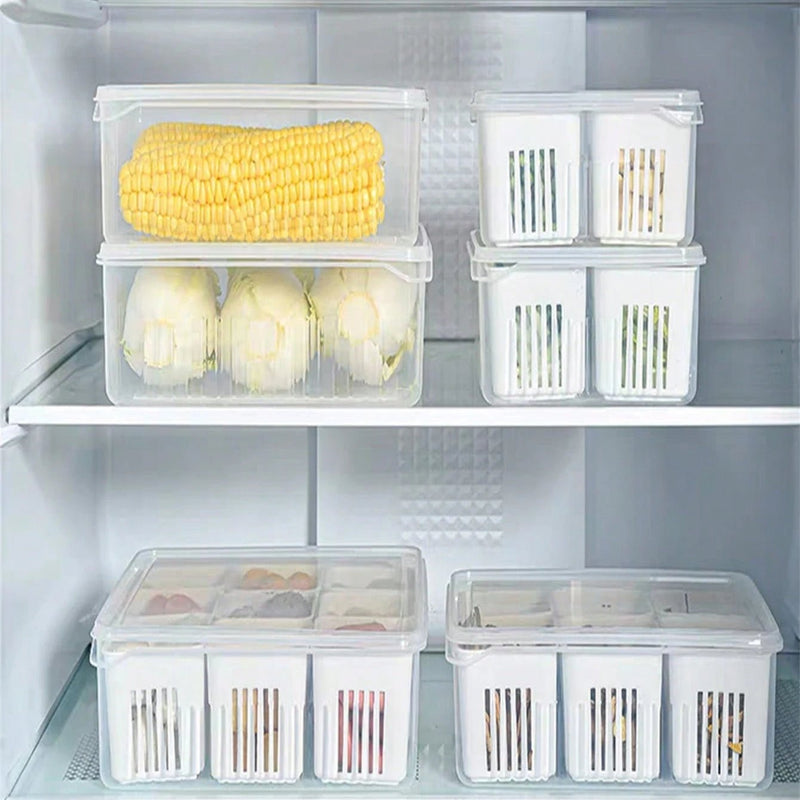 Pote Organizadores Multiuso para Temperos e Legumes - 6 Compartimentos! - Outlet do Cazé