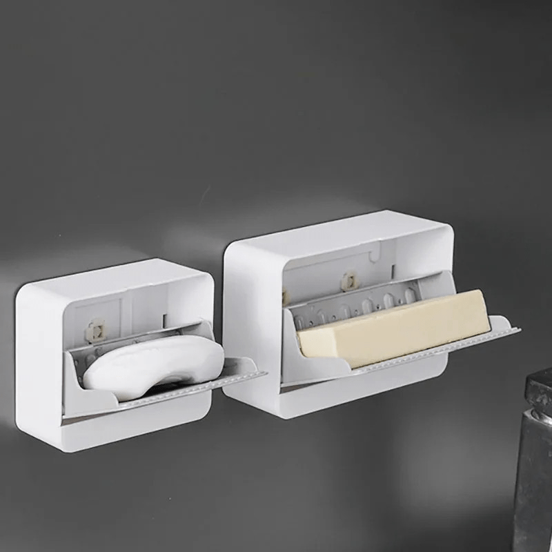 Saboneteira com Suporte de Parede Fixação com Adesivo - Outlet do Cazé