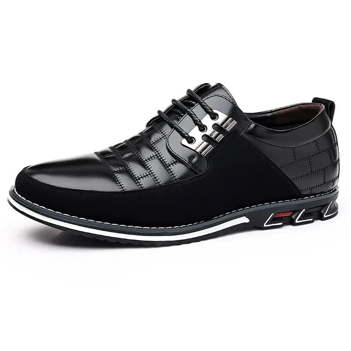 Sapato Casual de Couro Masculino - Clássico Moderno - Outlet do Cazé