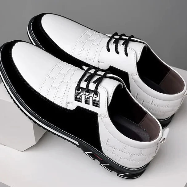 Sapato Casual de Couro Masculino - Clássico Moderno - Outlet do Cazé