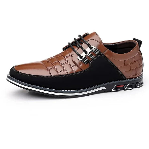 Sapato Casual de Couro Masculino - Clássico Moderno - Outlet do Cazé