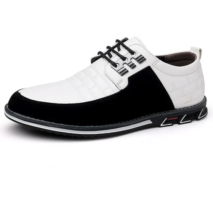 Sapato Casual de Couro Masculino - Clássico Moderno - Outlet do Cazé