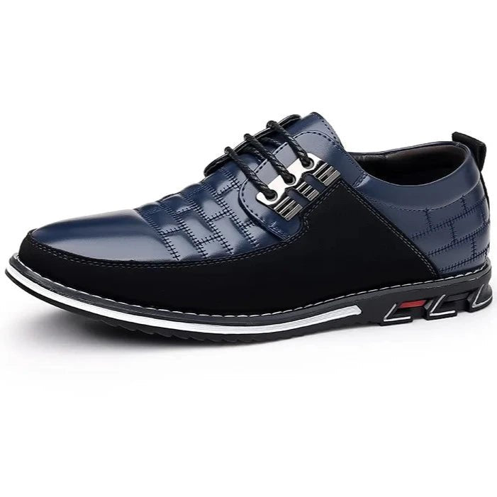 Sapato Casual de Couro Masculino - Clássico Moderno - Outlet do Cazé